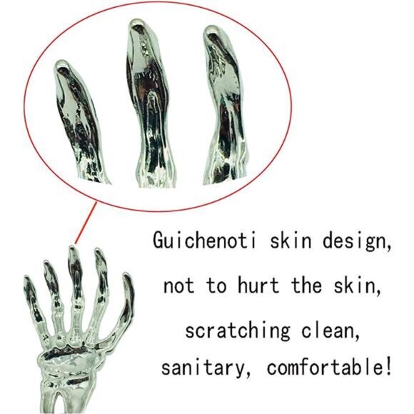 2-Pack Skeleton Hand Back Scratcher Portable Extendable Telescopic Hand Massages - Picture 14 of 16